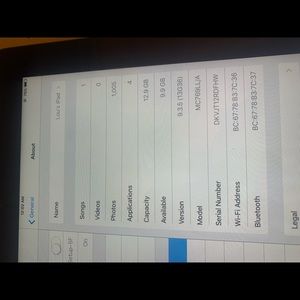 Apple I-pad 2nd generation